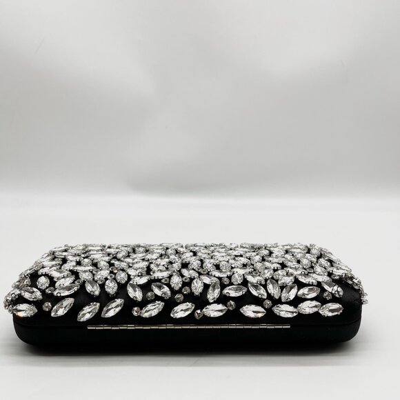 I.N.C. International Concepts Black East West Embellished Minaudiere Convertible